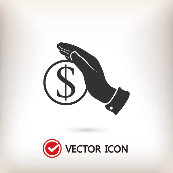 Geld pictogram opslaan — Stockvector