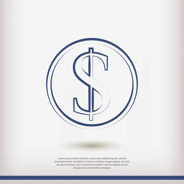 Money sign icon — Stock Vector