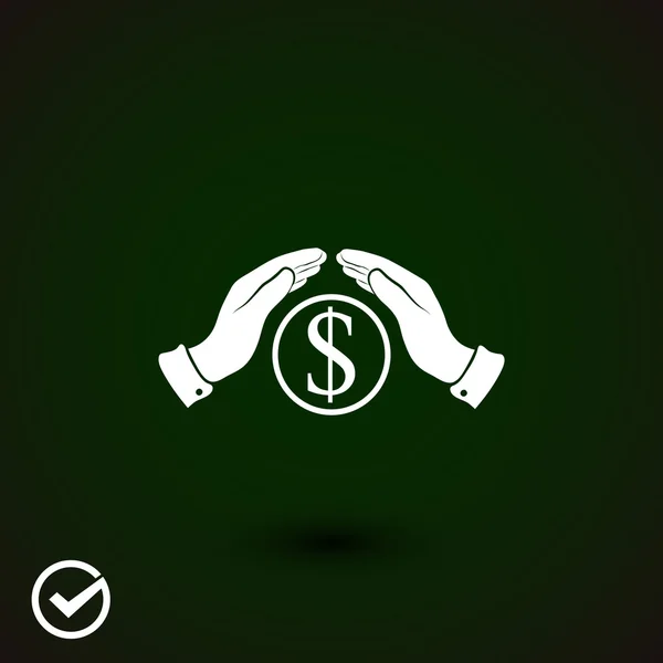 Économiser de l'argent icône — Image vectorielle