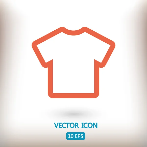 T-shirt pictogram teken — Stockvector