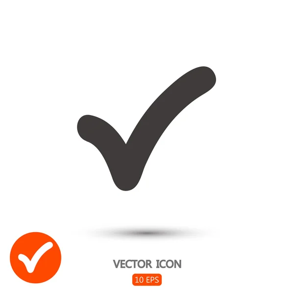 Confirmar signo de icono — Vector de stock