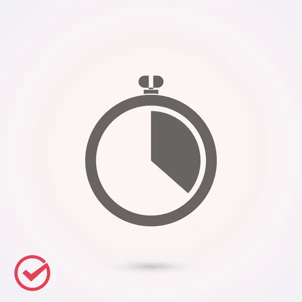 Stopwatch pictogram illustratie — Stockvector