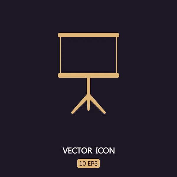 Ilustración icono en blanco — Vector de stock