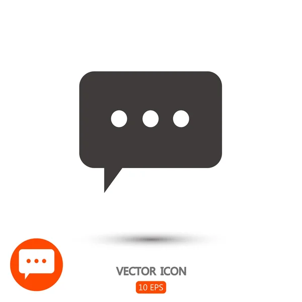 Speech bubble icon — Stock Vector