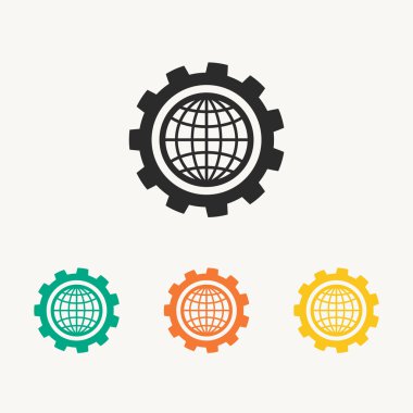 parametreleri ve küre Icons set ayarlama