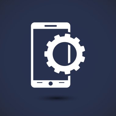 Smartphone ayar parametreleri simgesi