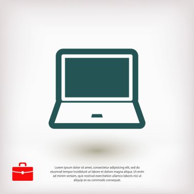 dizüstü bilgisayar simgesini işaret