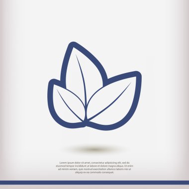 Simge tasarlamak bırakır. Düz tasarım stili