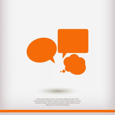 konuşma balonları simgesi