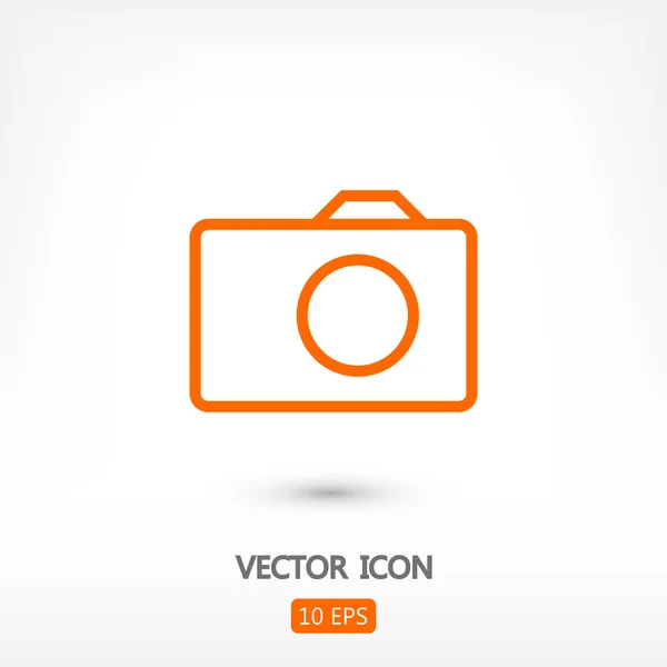 Signo de icono de cámara — Vector de stock