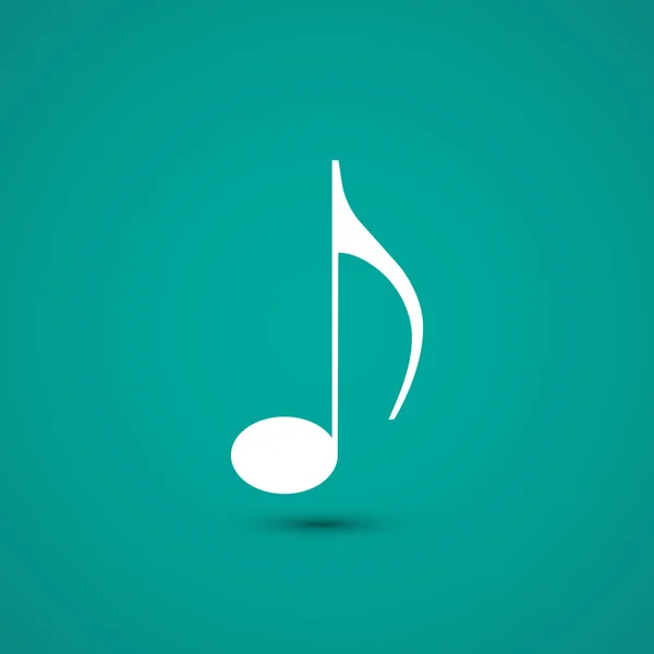 Illustration icône musicale — Image vectorielle