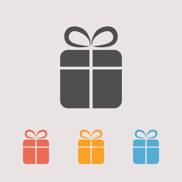 Iconos de regalo ilustración — Vector de stock