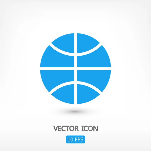 Zeichen für Basketball-Ikone — Stockvektor