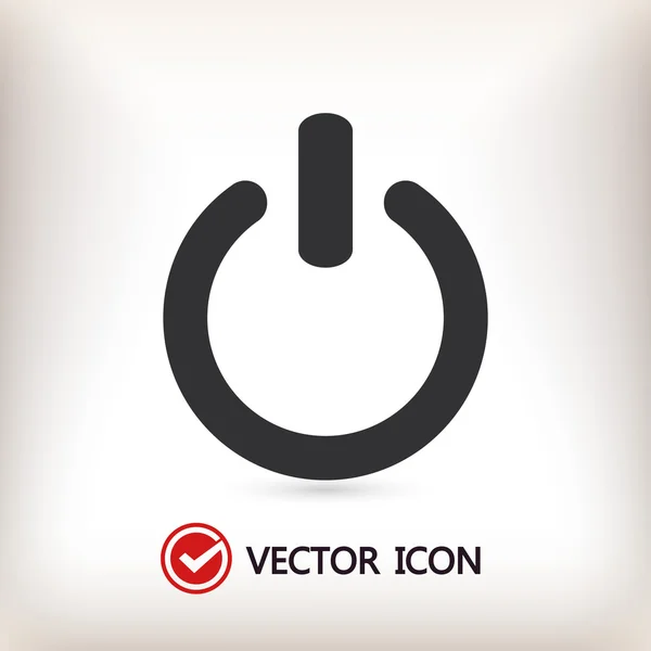 Power ikonen tecken — Stock vektor