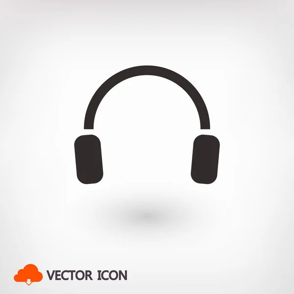 Headphones icon sign — Stock vektor