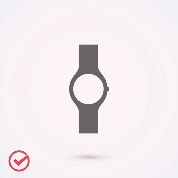 Ilustração ícone relógio de pulso — Vetor de Stock
