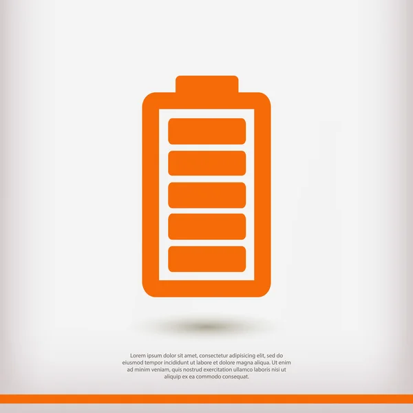 Battery load icon — Stock Vector