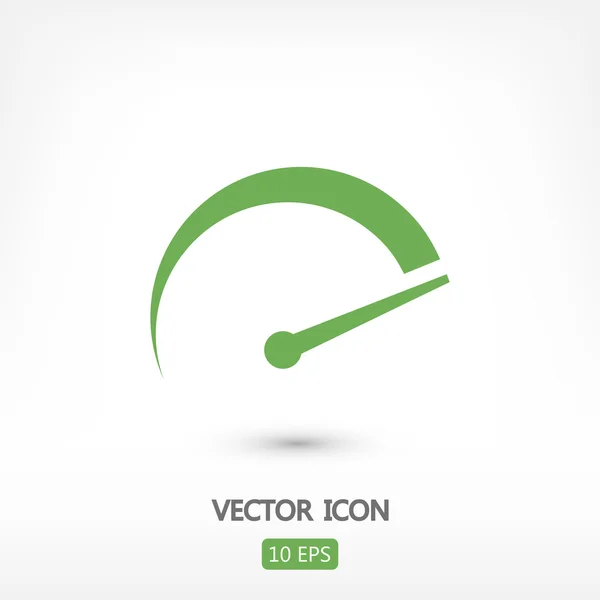 Signo de icono de tacómetro — Vector de stock