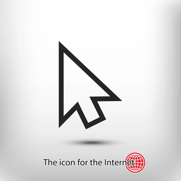 Ilustración del icono del cursor — Archivo Imágenes Vectoriales