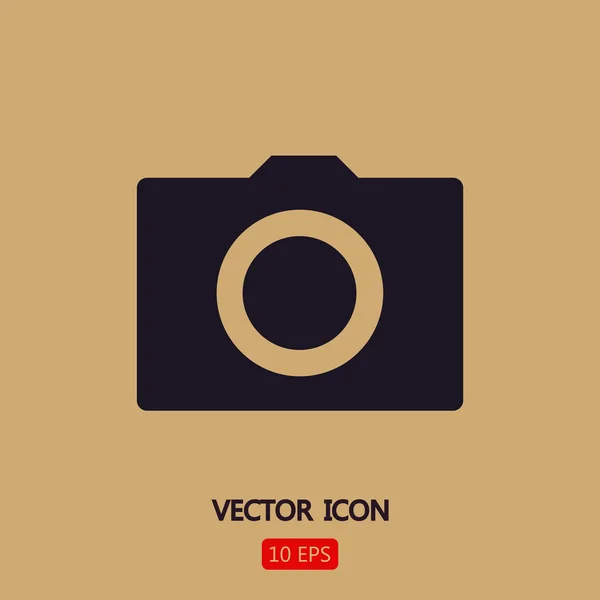 Signo de icono de cámara — Vector de stock