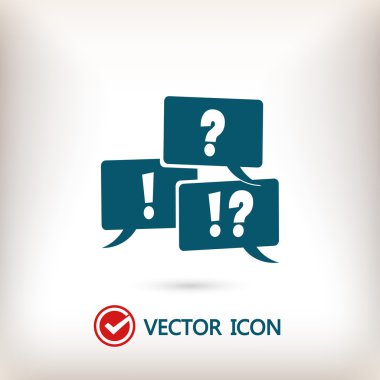 soru ve ünlem işareti