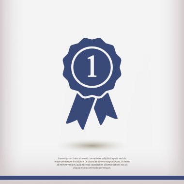 Kurdele simgeli rozet