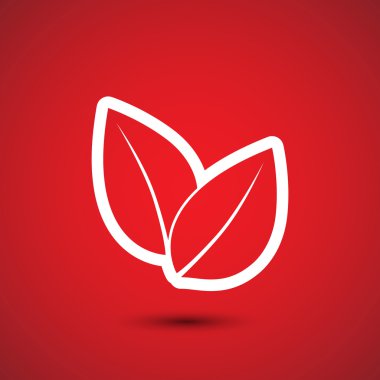 Simge tasarlamak bırakır. Düz tasarım stili