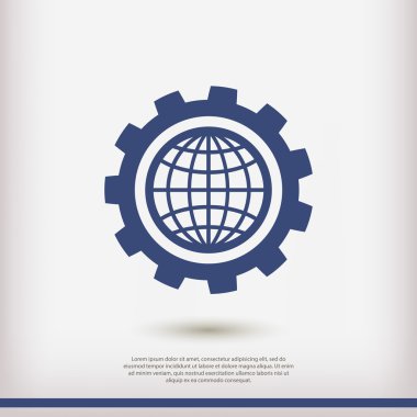 parametreleri ayarlama ve küre simgesi