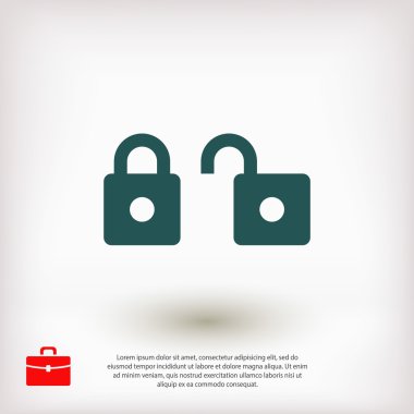 locks icon illustration