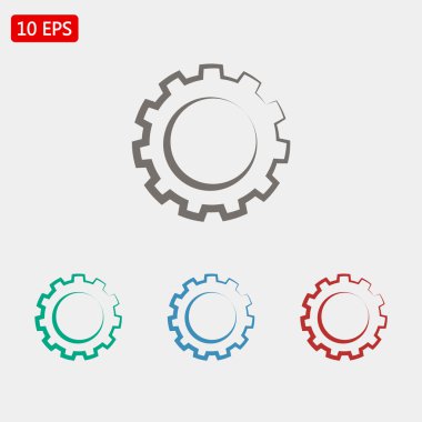 dişli Icons set