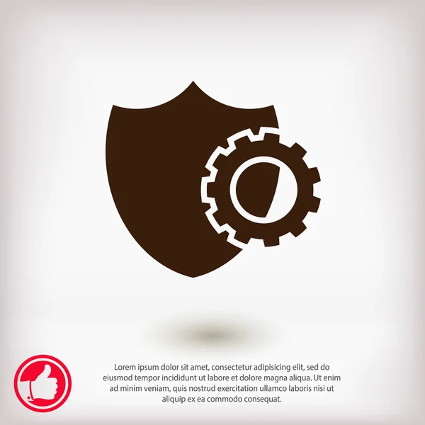 Pictogram parameters de instelling — Stockvector