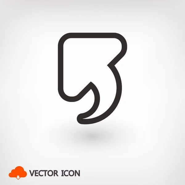 Undo icon illustration — Stockvector