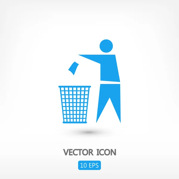 Recyklace znak popisek — Stockový vektor