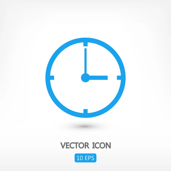 Uhr mit Pfeil-Symbol — Stockvektor