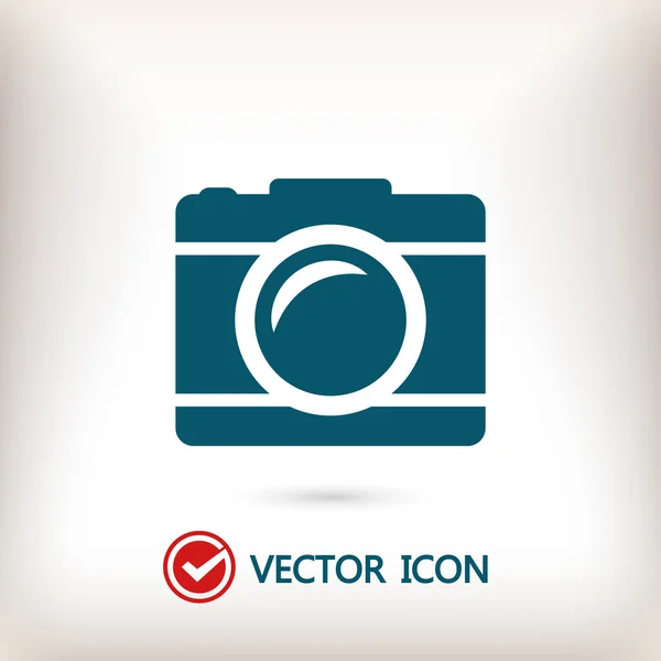 Camera pictogram teken — Stockvector