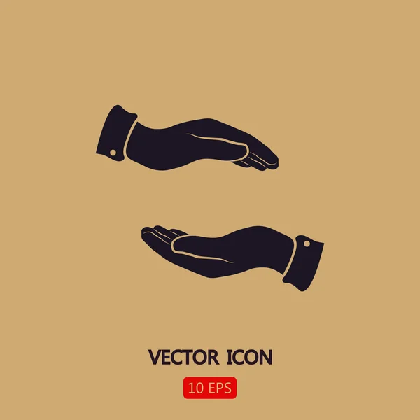Hand ikon illustration — Stock vektor