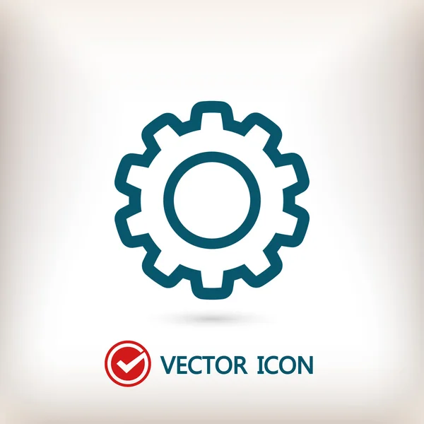 Gear icon sign — Stock Vector