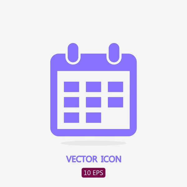 Ilustración del icono del calendario — Vector de stock