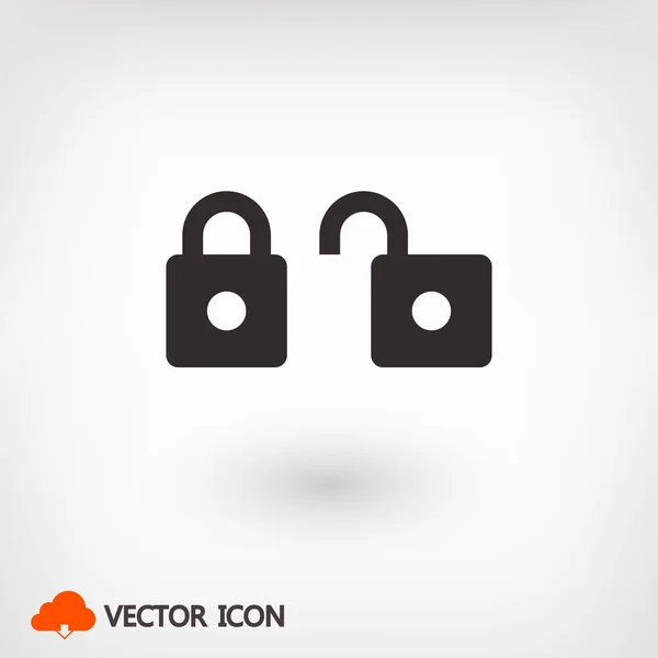 Locks icon illustration — Stockvector