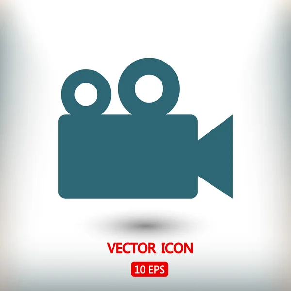 Icono de cámara de vídeo — Vector de stock