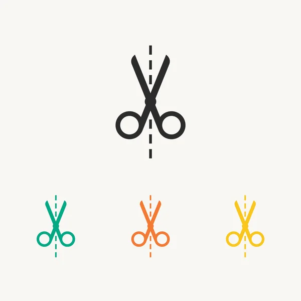 Scissors icons set — Stock Vector