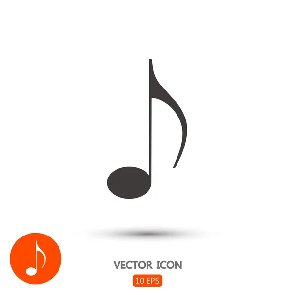 Muziek pictogram illustratie — Stockvector