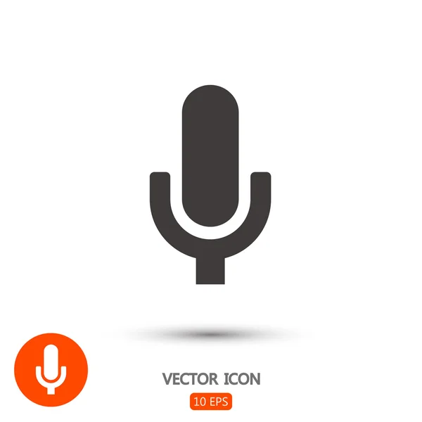 Microphone icon illustration — Stock Vector