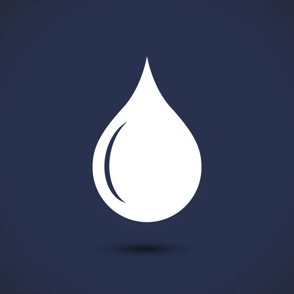 Drop-Symbol-Illustration — Stockvektor