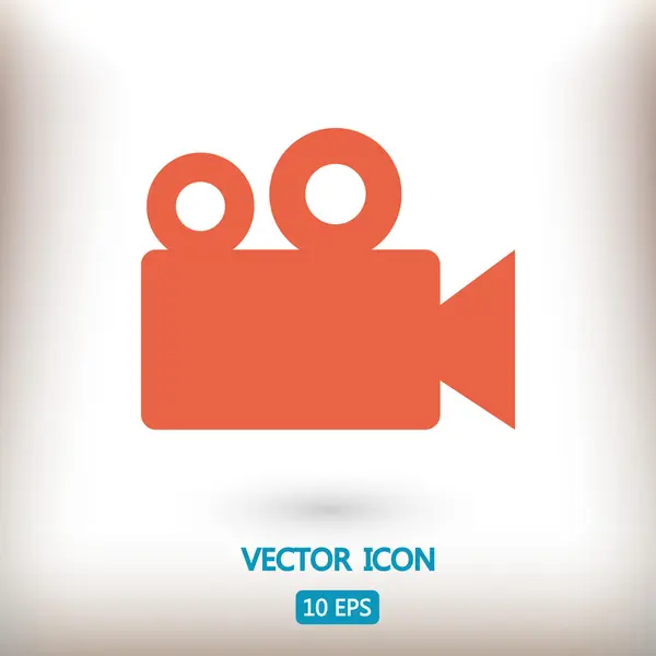 Icona videocamera — Vettoriale Stock