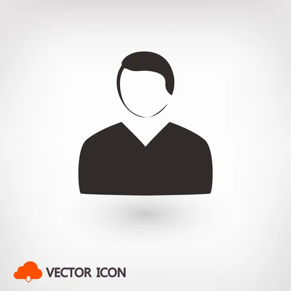 Hombre icono ilustración — Vector de stock