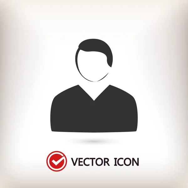 Hombre icono ilustración — Vector de stock