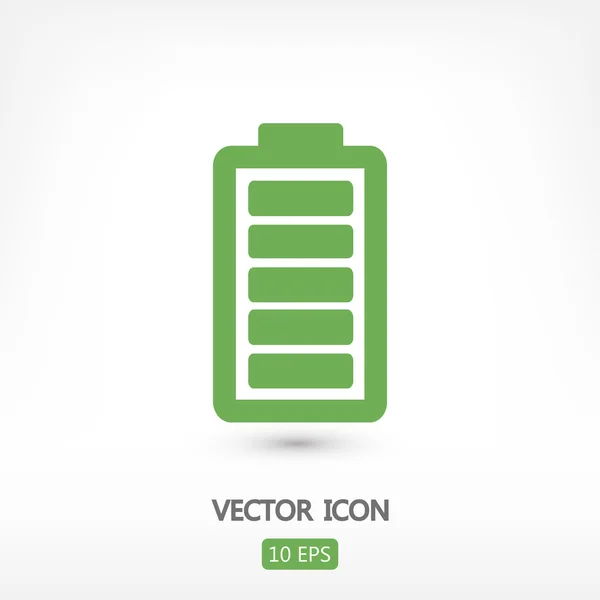 Batterij lading pictogram — Stockvector