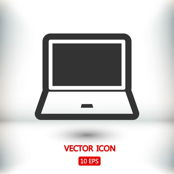 Sinal de ícone laptop — Vetor de Stock