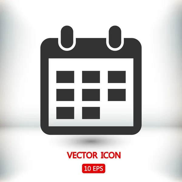 Calendar icon illustration — Stock Vector